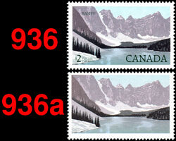 Banff - Bluish Green Inscriptions Omitted Canada Postage Stamp | National Parks