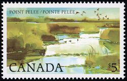 Point Pelee - Plate 3 - Harrison Paper Canada Postage Stamp | National Parks