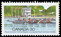 Royal Canadian Henley Regatta - F Canada Postage Stamp
