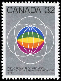 World Communication Year, 1983 - DF Canada Postage Stamp