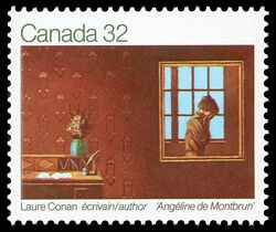 Laure Conan, Author, Angeline De Montbrun - LF Canada Postage Stamp | Authors