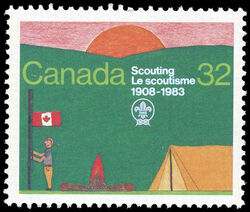 Scouting, 1908-1983 - HB Canada Postage Stamp