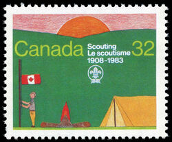 Scouting, 1908-1983 - LF / FL Canada Postage Stamp