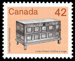Linen Chest - DF Canada Postage Stamp | Heritage Artifacts