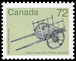 Hand-drawn Cart - MF Canada Postage Stamp | Heritage Artifacts