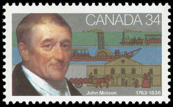 John Molson, 1763-1836 - HF Canada Postage Stamp