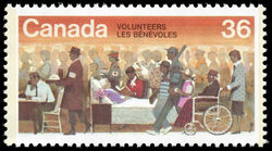 Volunteers - LF Canada Postage Stamp