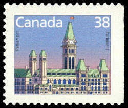 Parliament - Booklet Single Canada Postage Stamp | Parliament Buildings