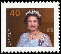 Queen Elizabeth II - Brown - Booklet Single Canada Postage Stamp | Queen Elizabeth
