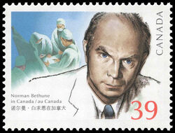 Norman Bethune In Canada - F Canada Postage Stamp