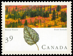Boreal Forest - Peterborough Paper Canada Postage Stamp | Canadian Forests