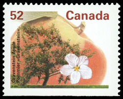 Gravenstein Apple - Booklet Single - CPP - Perf 13.1 Canada Postage Stamp | Fruit Trees