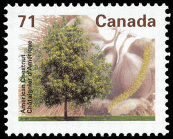 American Chestnut - PP - Perf 13.1 Canada Postage Stamp | Fruit Trees