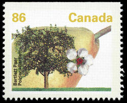 Bartlett Pear - Booklet Single - CPP - Perf 14.4 X 13.8 Canada Postage Stamp | Fruit Trees