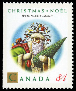 Weihnachtsmann - Booklet Single Canada Postage Stamp | Christmas, Christmas Personages