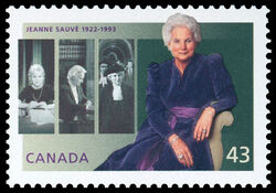 Jeanne Sauve, 1922-1993 - MF Canada Postage Stamp