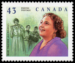 Mary Travers, La Bolduc - DF Canada Postage Stamp | Great Canadians