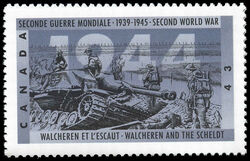 Walcheren And The Scheldt - HF Canada Postage Stamp | The Second World War, 1944, Victory in Sight