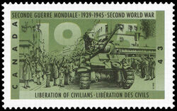 Liberation Of Civilians - HF Canada Postage Stamp | The Second World War, 1945, Peace