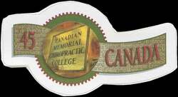 Greeting Stamp - Canada On Right - Dull Canada Postage Stamp