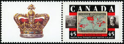 Imperial Penny Postage, Sir William Mulock - Single Stamp With Centre Crown Tab Canada Postage Stamp