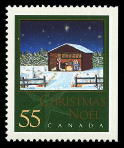 Christmas Creche - Booklet Single Canada Postage Stamp | Christmas, Nativity