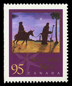 Flight Into Egypt - Booklet Single Canada Postage Stamp | Christmas, Nativity