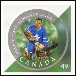 Johnny Bower - SA Canada Postage Stamp | NHL All-Stars
