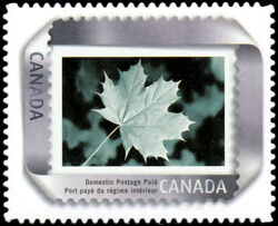 Silver - Quarterly Pack Die Cut Canada Postage Stamp | Picture postage