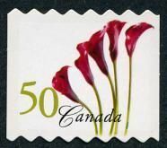 Red Calla Lily - Perf 6.85-7.50 Canada Postage Stamp | Flowers