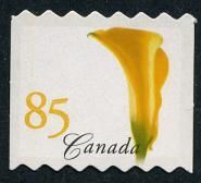 Yellow Calla Lily - Perf 6.85-7.50 Canada Postage Stamp | Flowers