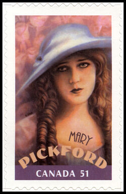 Mary Pickford - SA Canada Postage Stamp | Canadians in Hollywood