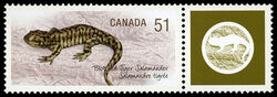 Blotched Tiger Salamander - WA Canada Postage Stamp | Endangered Species