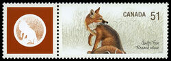 Swift Fox - WA Canada Postage Stamp | Endangered Species