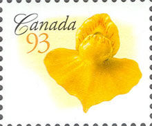 Flat-leaved Bladderwort - WA Canada Postage Stamp | Flowers