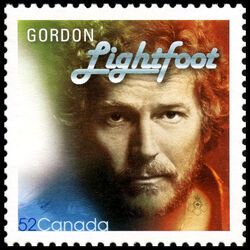 Gordon Lightfoot - WA Canada Postage Stamp | Canadian Recording Artists