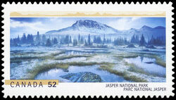 Jasper National Park - Quarterly Pack Die Cut Canada Postage Stamp