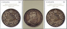 Royal Canadian Mint - 1908-2008 - Horizontal Pair - Gutter Between Canada Postage Stamp