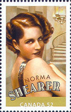 Norma Shearer - WA Canada Postage Stamp | Canadians in Hollywood