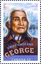 Chief Dan George - WA Canada Postage Stamp | Canadians in Hollywood
