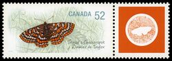 Taylor's Checkerspot - WA Canada Postage Stamp | Endangered Species
