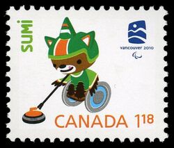 Sumi - WA Canada Postage Stamp | Vancouver 2010 Winter Games Mascots and Emblems