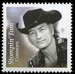 Stompin' Tom Connors - WA Canada Postage Stamp | Canadian Recording Artists