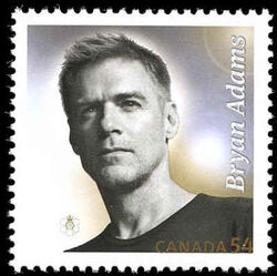 Bryan Adams - WA Canada Postage Stamp | Canadian Recording Artists