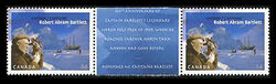Captain Robert Abram Bartlett - Pair - Gutter Between Canada Postage Stamp