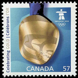 Celebrating Gold - WA Canada Postage Stamp