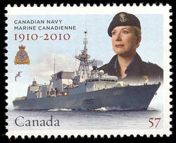 HMCS Halifax - WA Canada Postage Stamp | Canadian Navy: 1910-2010