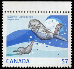 Sea Otter Canada Postage Stamp | Marine Life