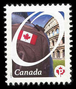 Flag - Backpack - Canadian Pride - WA Canada Postage Stamp | Canadian Pride - Definitives