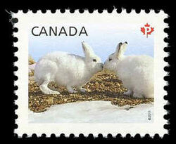 Arctic Hare - Baby Wildlife - WA Canada Postage Stamp | Baby Wildlife - Definitives